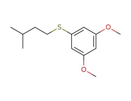 Molecular Structure of 54839-90-6 (1-Isopentylthio-3,5-dimethoxybenzol)