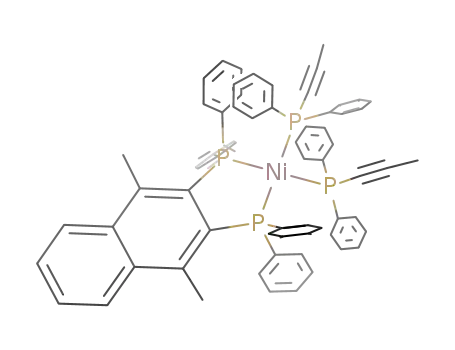 [Ni(1,4-dimethyl-2,3-naphthylenebis(diphenylphosphine))(Ph<sub>2</sub>PCCMe)2]