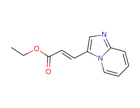2-Propenoic acid, 3-imidazo[1,2-a]pyridin-3-yl-, ethyl ester, (2E)-