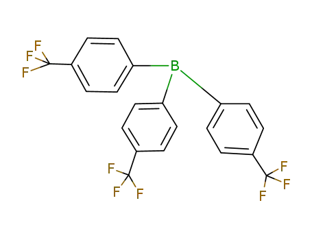 Molecular Structure of 153491-83-9 (Borane, tris[4-(trifluoromethyl)phenyl]-)
