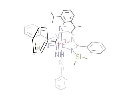 Yb((CH<sub>3</sub>)3SiNCC<sub>6</sub>H<sub>5</sub>NCH<sub>2</sub>)2CH<sub>2</sub>(NHC<sub>6</sub>H<sub>3</sub>(CH(CH<sub>3</sub>)2)2C<sub>6</sub>H<sub>5</sub>CN)C<sub>6</sub>H<sub>5</sub>CN