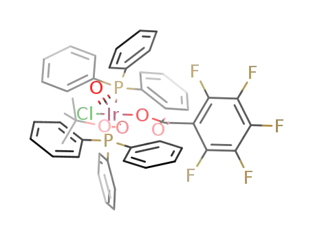 {IrCl(OC(O)C<sub>6</sub>F<sub>5</sub>)(OOC(CH<sub>3</sub>)3)(CO)(P(C<sub>6</sub>H<sub>5</sub>)3)2}