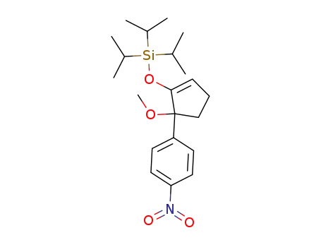 5-methoxy-5-(4-nitrophenyl)-1-(triisopropylsiloxy)cyclopent-1-ene