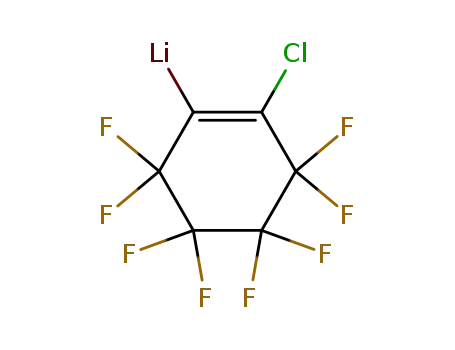 1-lithium 2-chloro perfluoro cyclohexene