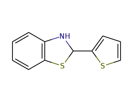 Molecular Structure of 58567-93-4 (2-thiophen-2-yl-2,3-dihydro-1,3-benzothiazole)