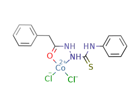 [Co(1-phenylacetyl-4-phenyl-3-thiosemicarbazide)Cl<sub>2</sub>]