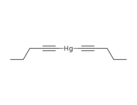 Molecular Structure of 69775-81-1 (Mercury, di-1-pentynyl-)