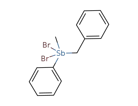 Molecular Structure of 38611-73-3 (Antimony, dibromomethylphenyl(phenylmethyl)-)