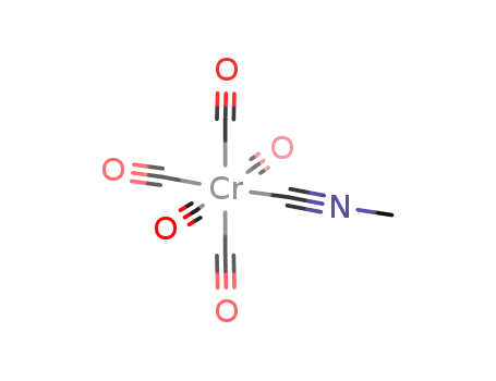 Molecular Structure of 33726-04-4 (Chromium, pentacarbonyl(isocyanomethane)-)