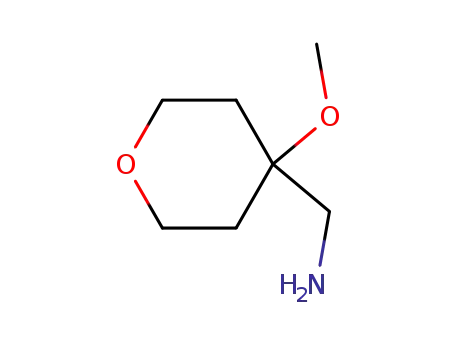 Molecular Structure of 1269755-10-3 ((4-Methoxytetrahydro-2h-pyran-4-yl)MethanaMine)