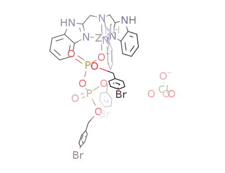 [(tris(benzimidazolylmethyl)amine)Zn((p-Br-benzyl-O)2POOPO<sub>2</sub>(p-Br-benzyl-O))]ClO<sub>4</sub>
