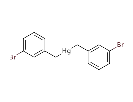 Molecular Structure of 10507-40-1 (Mercury, bis[(3-bromophenyl)methyl]-)