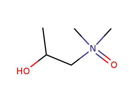 Molecular Structure of 27607-29-0 (1-(DiMethylaMino)-2-propanol N-Oxide)