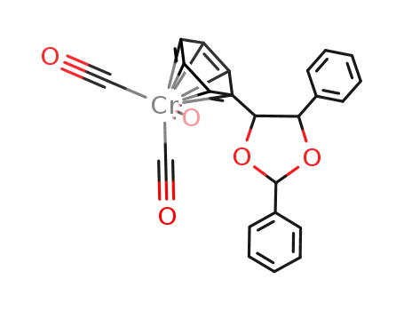 Molecular Structure of 155890-73-6 ((CO)3Cr{(C<sub>6</sub>H<sub>5</sub>)C<sub>3</sub>H<sub>3</sub>O<sub>2</sub>(C<sub>6</sub>H<sub>5</sub>)2})