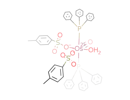 [Os(CH<sub>3</sub>C<sub>6</sub>H<sub>4</sub>SO<sub>3</sub>)2(H<sub>2</sub>O)(CO)(P(C<sub>6</sub>H<sub>5</sub>)3)2]