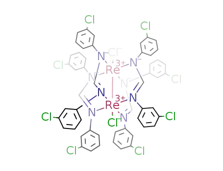 Re<sub>2</sub>Cl<sub>2</sub>((m-ClC<sub>6</sub>H<sub>4</sub>)NCHN(m-ClC<sub>6</sub>H<sub>4</sub>))4