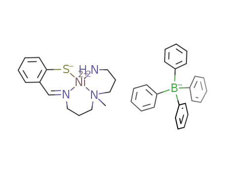 [(3-amino-3'-(2-mercaptosalicylideneimino)dipropylamine)nickel(II)] tetraphenylborate