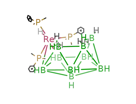 6,6,6-tris(dimethylphenylphosphine)-6-hydrido-nido-6-rhenadecaborane