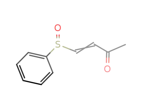 Molecular Structure of 90843-36-0 (3-Buten-2-one, 4-(phenylsulfinyl)-)
