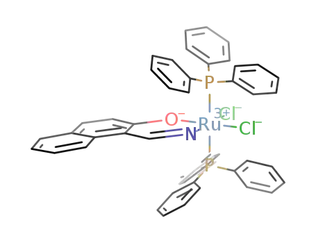 Ru(P(C<sub>6</sub>H<sub>5</sub>)3)2(C<sub>11</sub>H<sub>7</sub>NO)Cl<sub>2</sub>