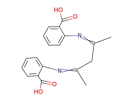 Benzoic acid, 2,2'-[(1,3-dimethyl-1,3-propanediylidene)dinitrilo]bis-