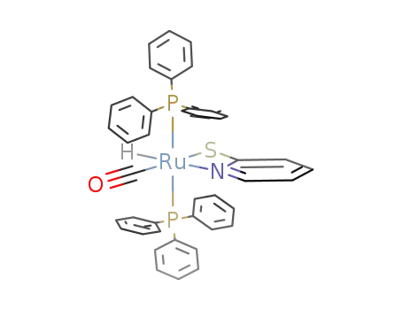 RuH(SNC<sub>5</sub>H<sub>4</sub>)(CO)(P(C<sub>6</sub>H<sub>5</sub>)3)2