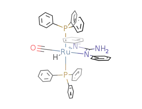 [RuH(CO)(P(C<sub>6</sub>H<sub>5</sub>)3)2(N(C<sub>6</sub>H<sub>5</sub>)C(NH<sub>2</sub>)N(C<sub>6</sub>H<sub>5</sub>))]
