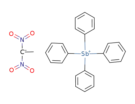 tetraphenylstibonium salt of 1,1-dinitroethane