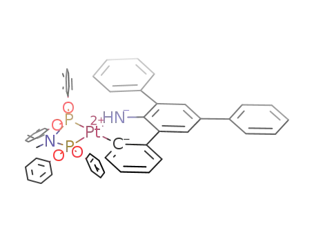 [CH<sub>3</sub>N[P(OC<sub>6</sub>H<sub>5</sub>)2]2 platinum(II) [NH-2(3,5-Ph<sub>2</sub>C<sub>6</sub>H<sub>2</sub>C<sub>6</sub>H<sub>4</sub>)]