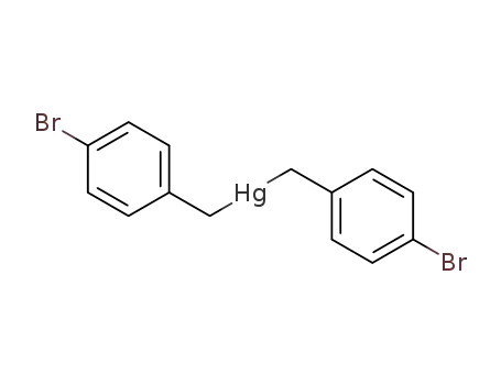 Molecular Structure of 10507-41-2 (Mercury, bis[(4-bromophenyl)methyl]-)