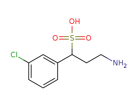 3-amino-1-(3-chlorophenyl)propane-1-sulfonic acid