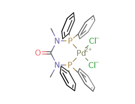 Molecular Structure of 263552-27-8 ([{Ph<sub>2</sub>PN(Me)}<sub>2</sub>CO]PdCl<sub>2</sub>)