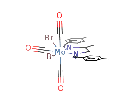 tricarbonyldibromo(N,N'-bis(4-methylbenzylidene)-1,2-propanediamine)molybdenum(II)