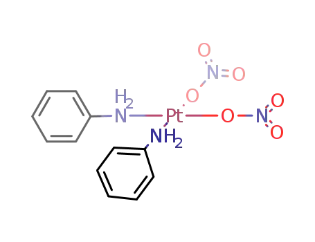 cis-bis(nitrato)bis(phenylamine)platinum(II)