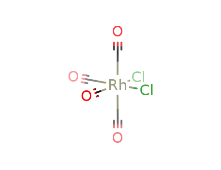 Molecular Structure of 14523-22-9 (Rhodium carbonyl chloride)