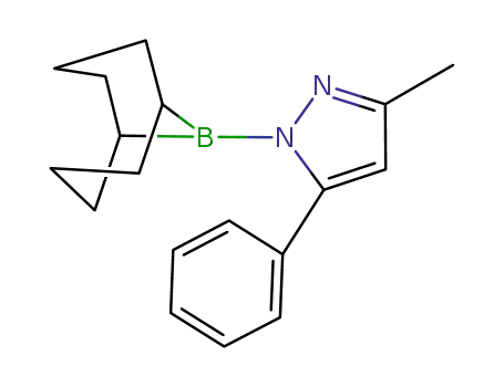 9-(3-methyl-5-phenylpyrazolyl)-9-borabicyclo{3.3.1}nonane