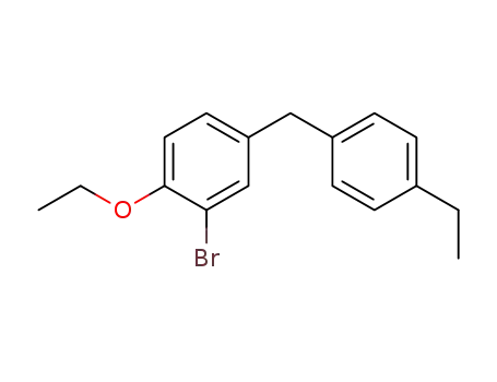 Benzene, 2-bromo-1-ethoxy-4-[(4-ethylphenyl)methyl]-