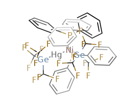 (CF<sub>3</sub>)3GeHgNi(P(C<sub>6</sub>H<sub>5</sub>)3)2Ge(CF<sub>3</sub>)3