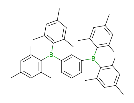 Molecular Structure of 139623-38-4 (Borane, 1,3-phenylenebis[bis(2,4,6-trimethylphenyl)-)