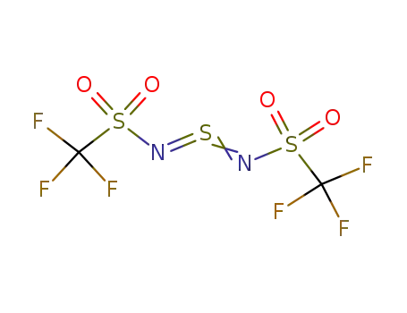 Molecular Structure of 30227-02-2 (N,N'-Bis(trifluoromethylsulfonyl)sulfur diimide)