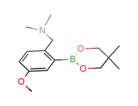2-(2-[(dimethylamino)methyl]-5-methoxyphenyl)-5,5-dimethyl-1,3,2-dioxaborinane