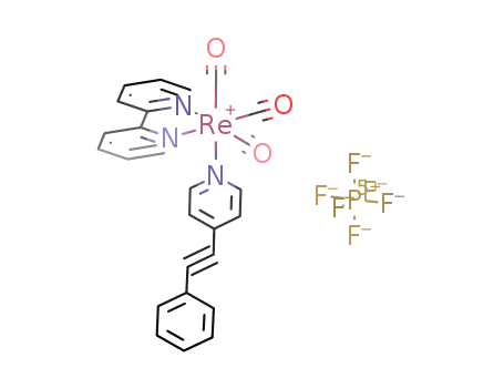[(2,2'-bipyridine)Re(CO)3(1-(4-[phenylethynyl]pyridine)]PF<sub>6</sub>