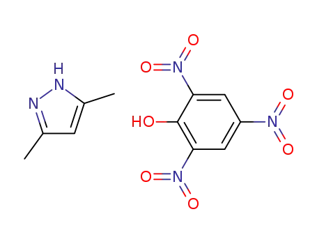 Molecular Structure of 3310-76-7 (1H-Pyrazole, 3,5-dimethyl-, compd. with 2,4,6-trinitrophenol (1:1))