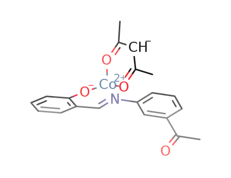 (3-acetophenylsalicylaldiminato)acetylacetonato cobalt(II)