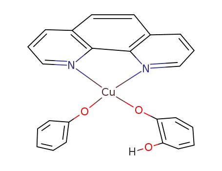 {(1,10-phenanthroline)(OPh)Cu(OC<sub>6</sub>H<sub>4</sub>-2-OH)}