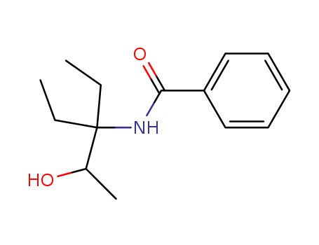 Molecular Structure of 23551-92-0 (N-(3-ethyl-2-hydroxypentan-3-yl)benzamide)