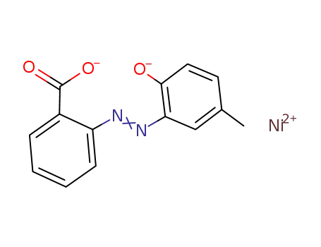Ni<sup>(2+)</sup>*OOCC<sub>6</sub>H<sub>4</sub>NNC<sub>6</sub>H<sub>3</sub>(CH<sub>3</sub>)O<sup>(2-)</sup>=NiC<sub>14</sub>H<sub>10</sub>N<sub>2</sub>O<sub>3</sub>