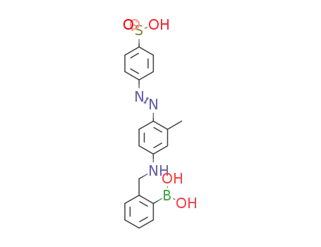Benzenesulfonic acid,
4-[[4-[[(2-boronophenyl)methyl]amino]-2-methylphenyl]azo]-