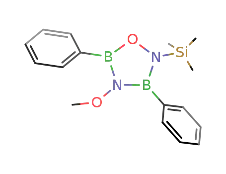 1,2,4,3,5-Oxadiazadiborolidine,
4-methoxy-3,5-diphenyl-2-(trimethylsilyl)-