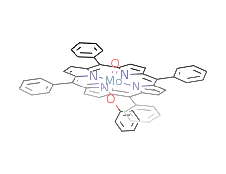Molecular Structure of 96390-61-3 (mesotetraphenylporphyrinato-Mo)